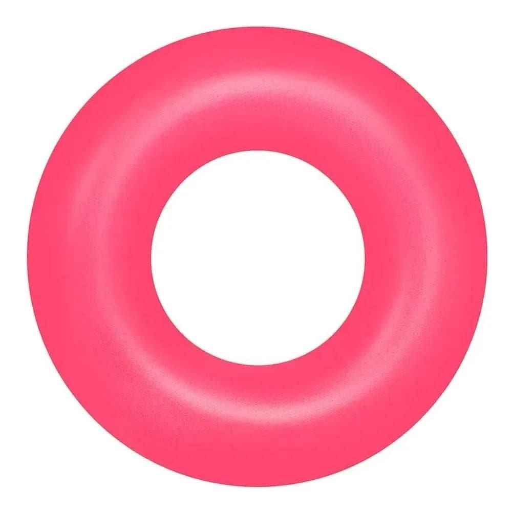 Boia Fluorescente Neon Redonda Inflável 90Cm Adulta Infantil