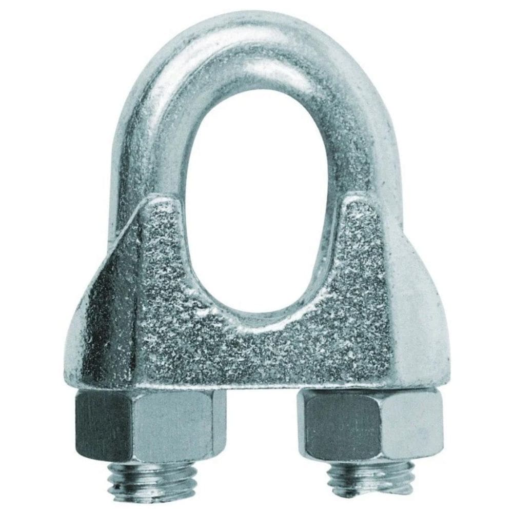 Clips Grampo Para Cabo De Aço Vonder 1/8 100 Unidades