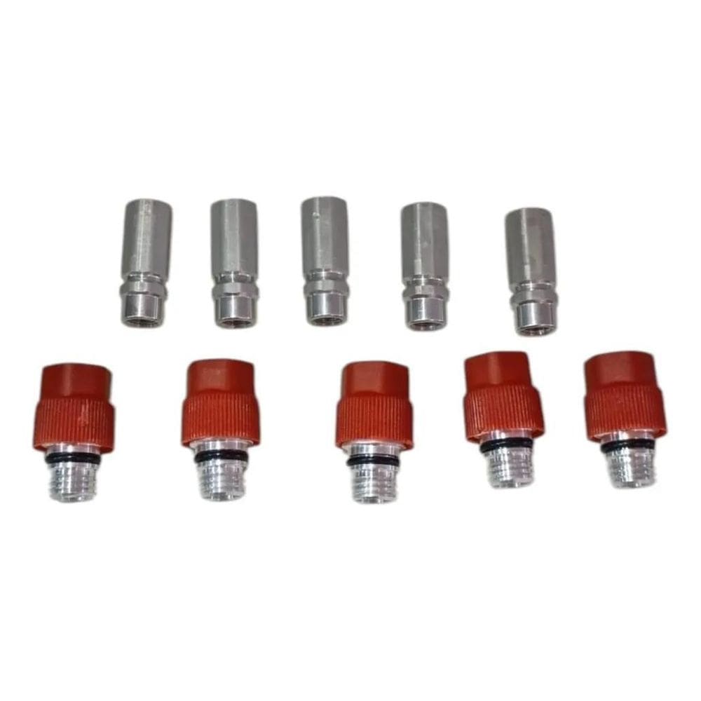 Válvula De Serviço Ar Condicionado Alta E Baixa Kit 10 Peças