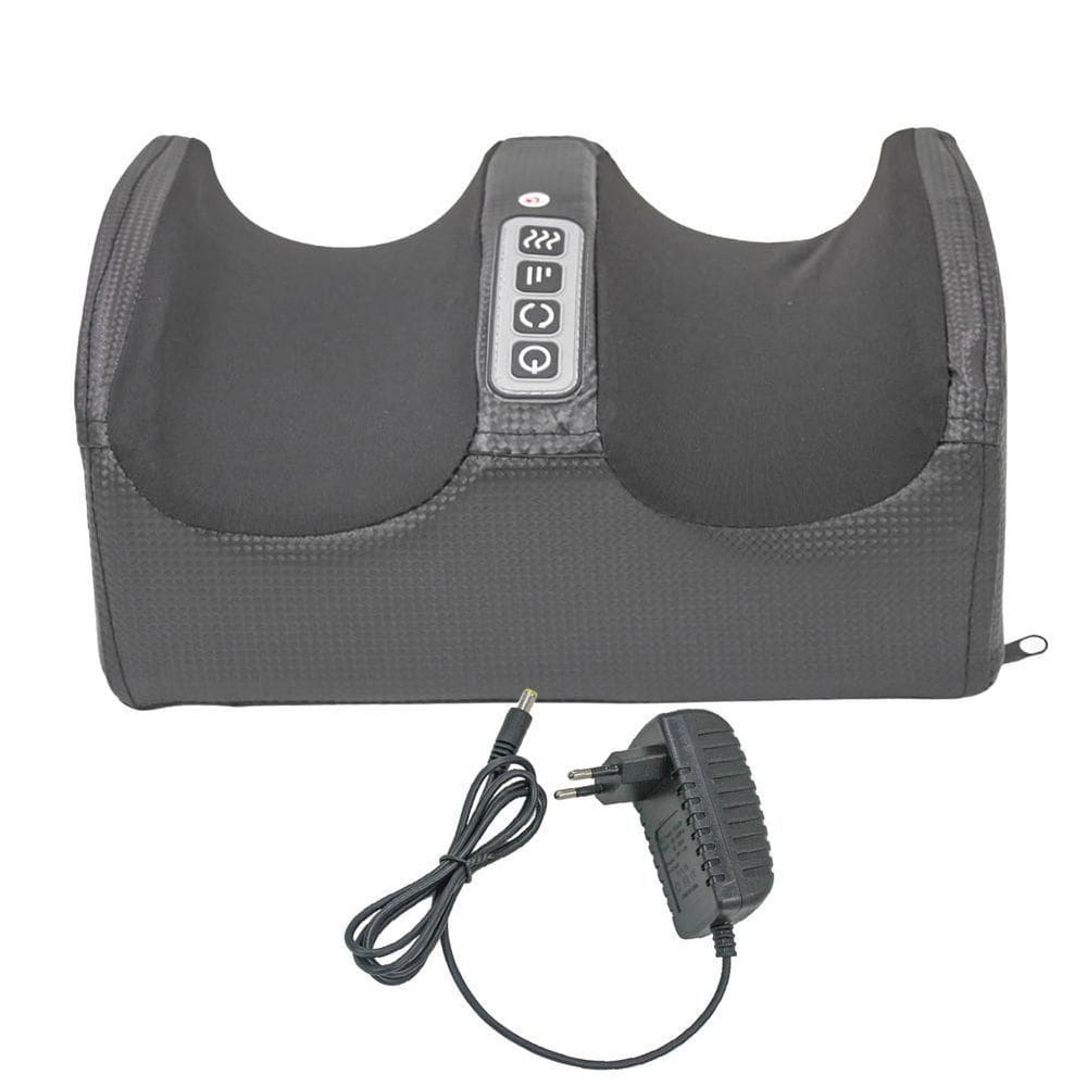 Aparelho Massageador De Pes Eletrico Shiatsu Pernas Bivolt Preto