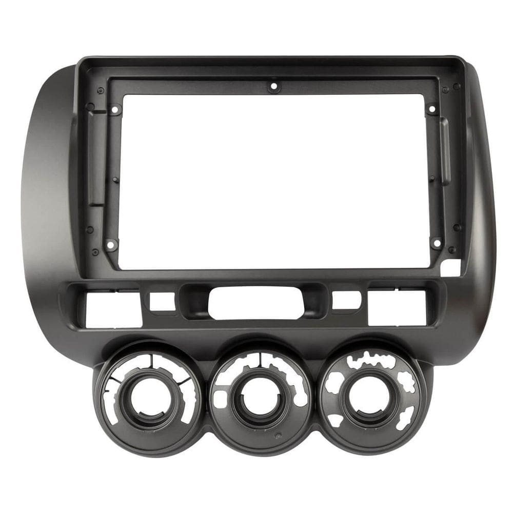 Moldura Para Multimídia 9 Honda Fit 2003 À 2008 Grafite