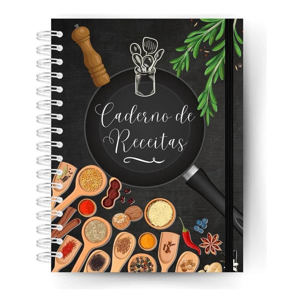 Caderno De Receitas-Dicas De Vinhos, Facas, Ervas E Temperos