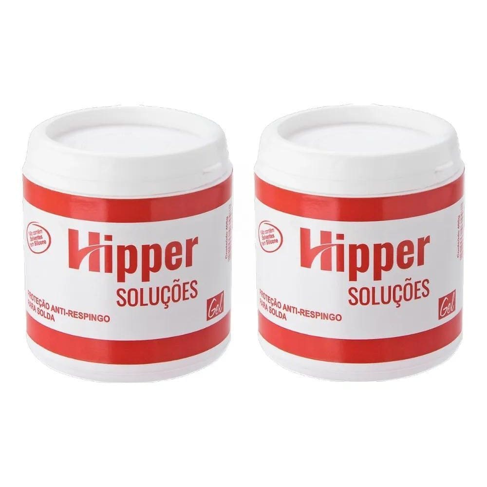 Kit 2 Pasta Antirespingo 400G Para Maquina De Solda Mig