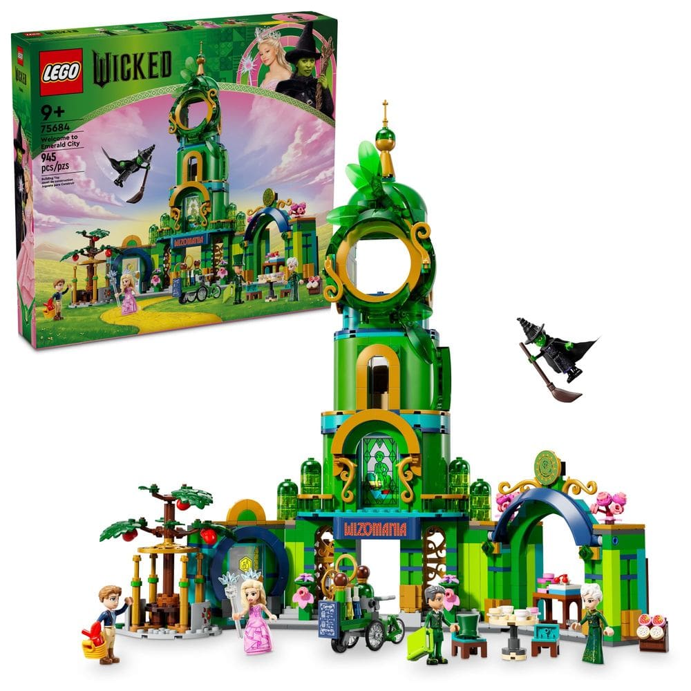 Brinquedo de construção LEGO Wicked Bem-vindo à Cidade Esmeralda 75684