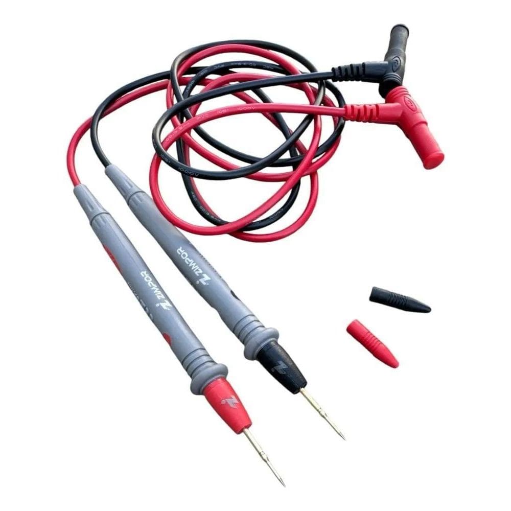 3X Cabo Multímetro Tipo Agulha Ponta De Prova Ponteiras Test