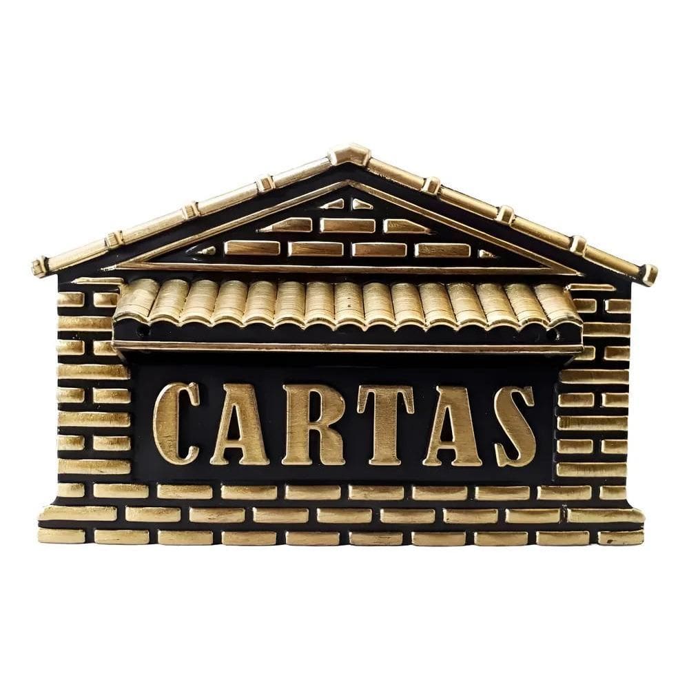 Caixa De Correspondencia Plastic04 Prata Grade Muro