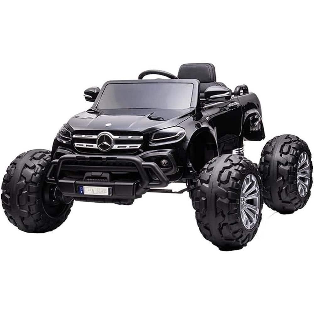 Carro Elétrico Infantil 12V Monster Mercedes Bens Gle Preto BANGTOYS