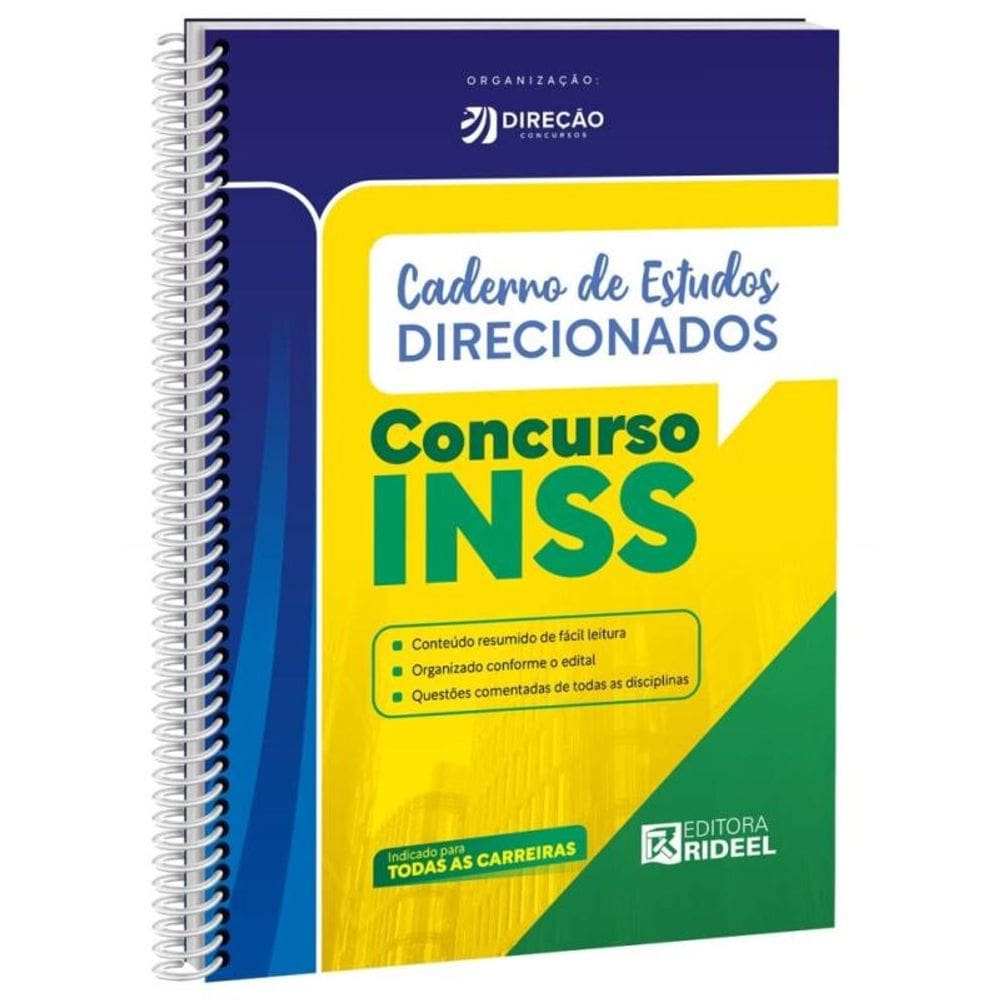 Caderno de Estudos direcionados   Concurso INSS