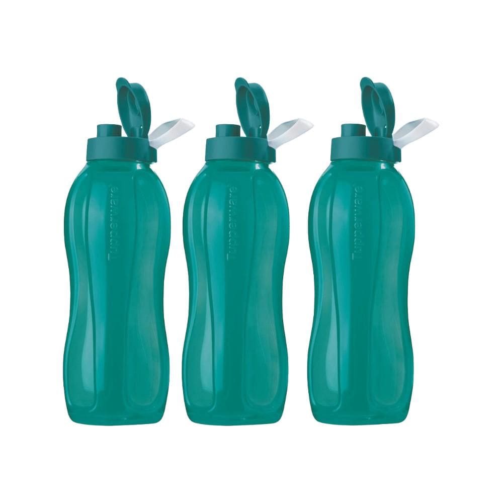 Kit 3 Garrafas de Água Tupperware Eco Tupper Verde Água 1,5L
