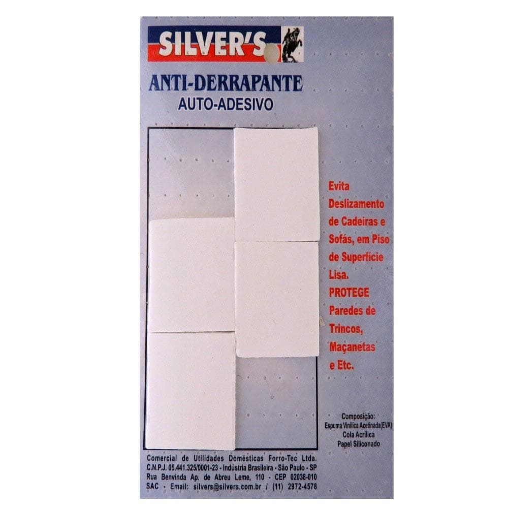 Anti-derrapante Para Piso Quadrado 40x40 mm - 790 - SILVER`S