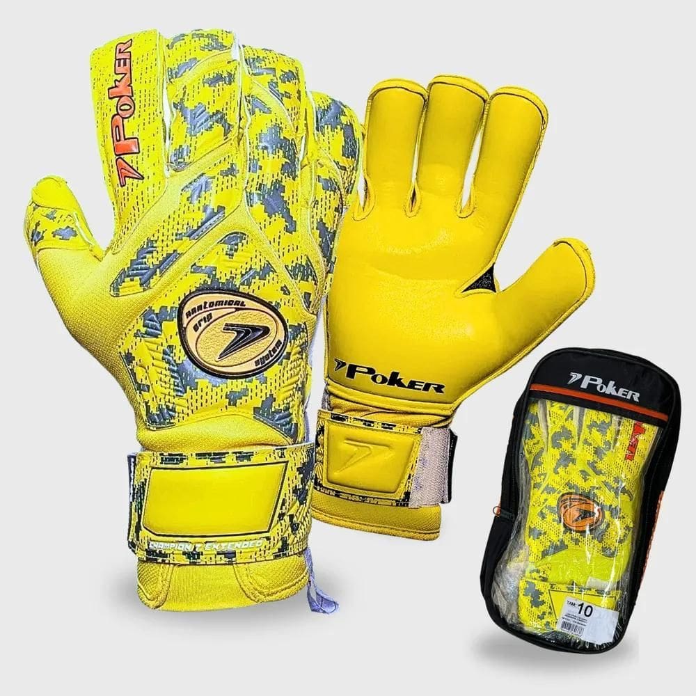 Luva Goleiro Poker Champion 7 Extended Profissional