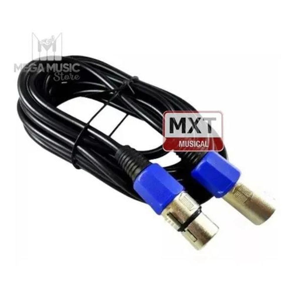 3X Cabo Microfone Dmx Xlr Balanceado Xlr Canon M X F 10 Metr