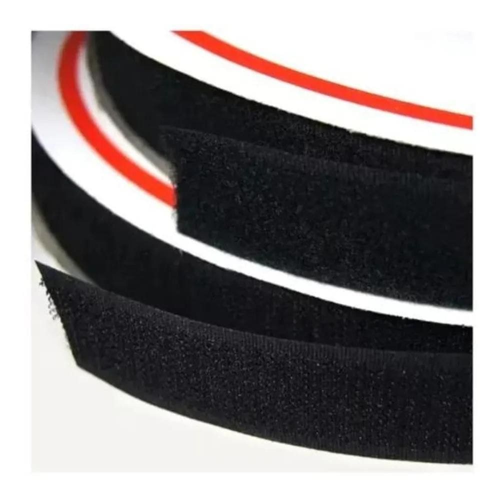 Fecho De Contato Fita Fixadora Velkro 25Mm Rolo Com 25M Cor