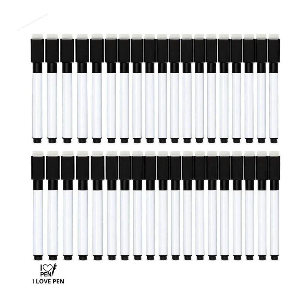 Caneta Apagador Para Quadro Branco Lousa Magnética 50Pças Ma