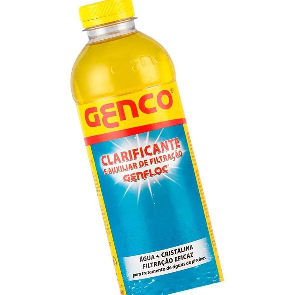 Clarificante E Auxiliar De Filtração Genfloc 1 Litro Genco
