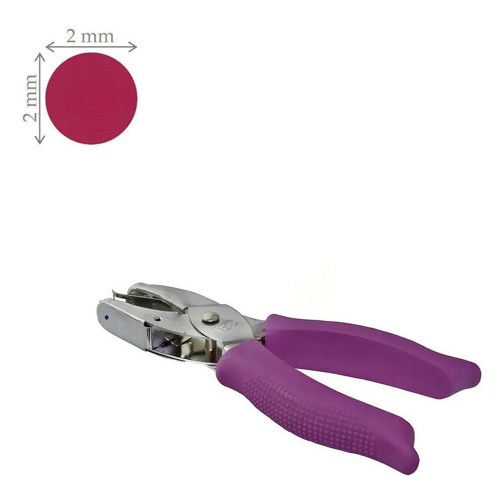 Furador Scrapbook Alicate Para Papel E Eva - Circulo 2 Mm