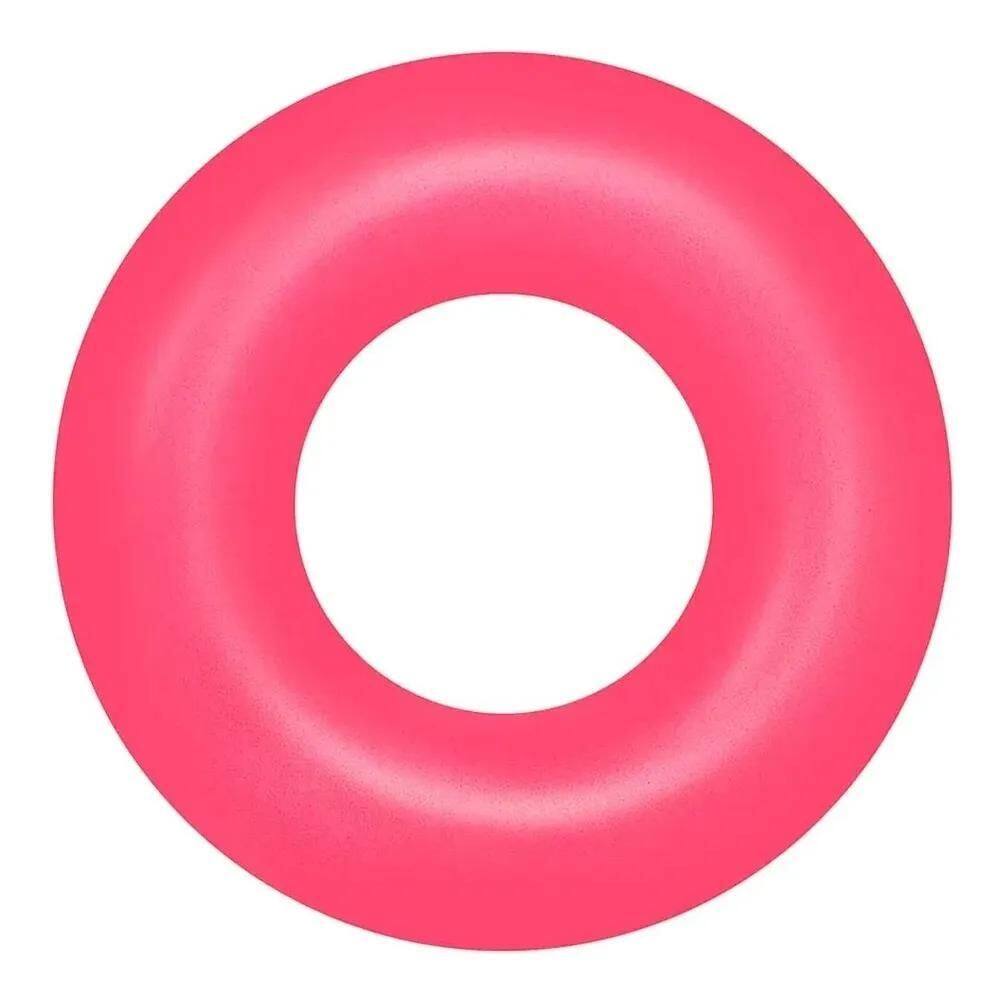 Boia Fluorescente Neon Redonda Inflável 90Cm Adulta Infantil