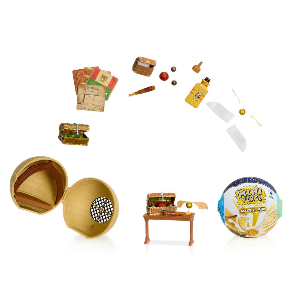 Boneco de brinquedo Miniverse Harry Potter Mini colecionáveis da MGA DIY