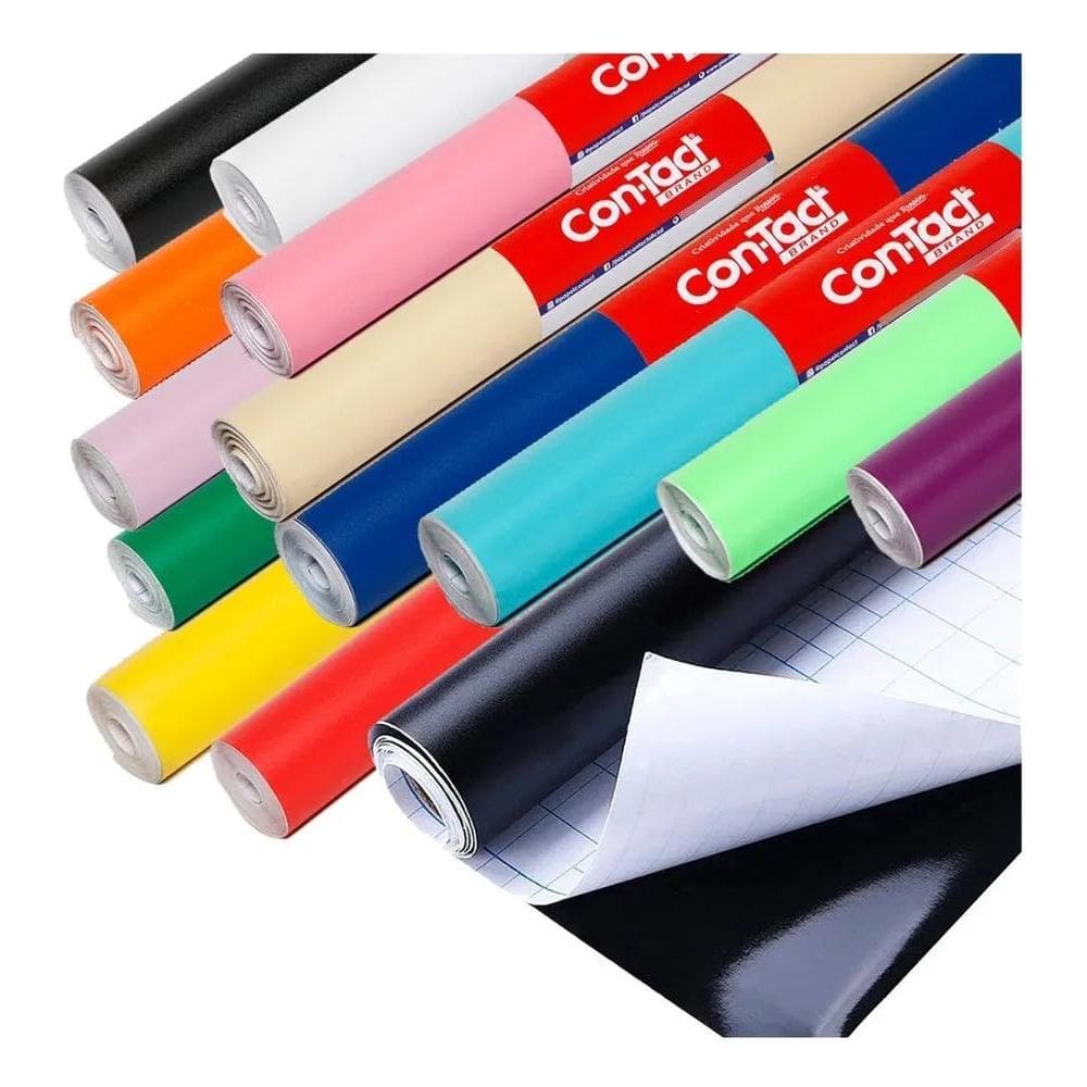 Papel Adesivo Contact Fosco  1M X 45Cm