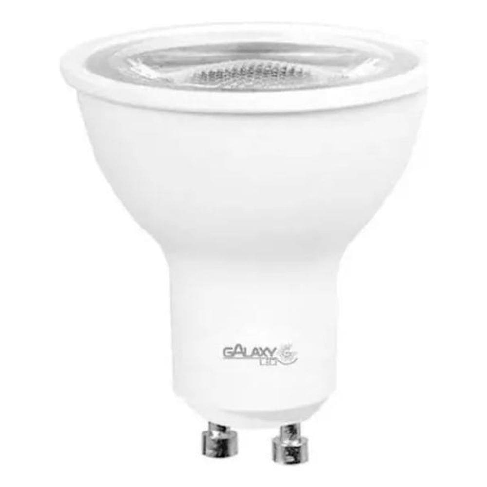 Kit 4 Lâmpada Led Dicroica Mr16 Gu10 6,5W Branco Frio 6500K