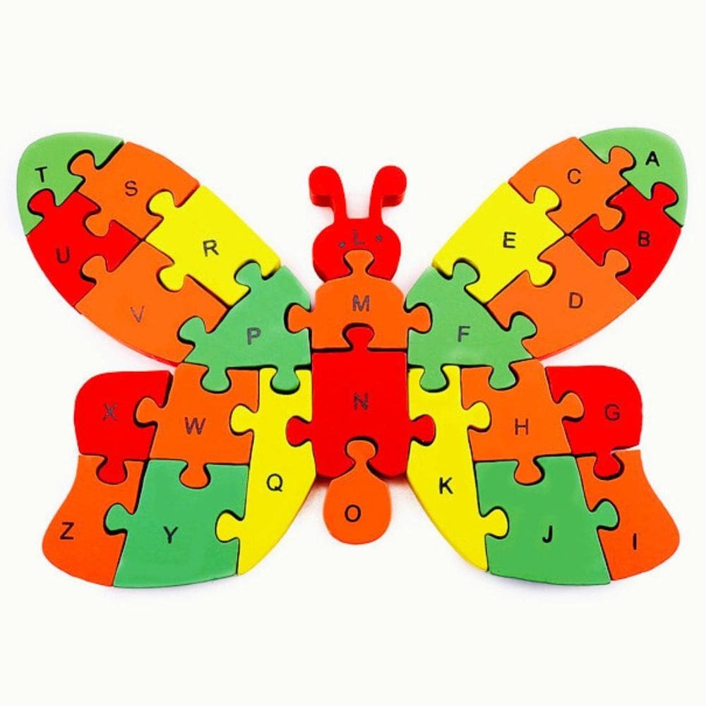 Quebra Cabeça De 26 Peças Em Mdf