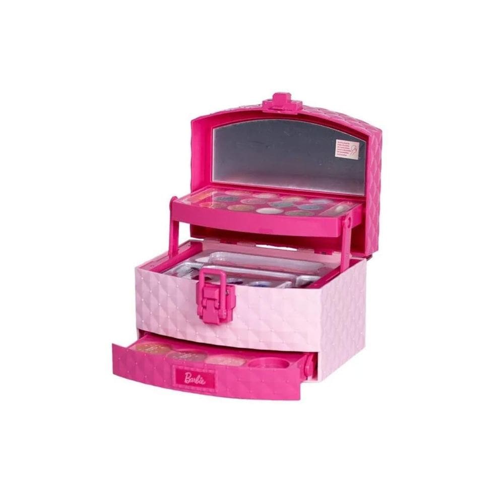 Maleta De Maquiagem Infantil Glam Barbie Multikids