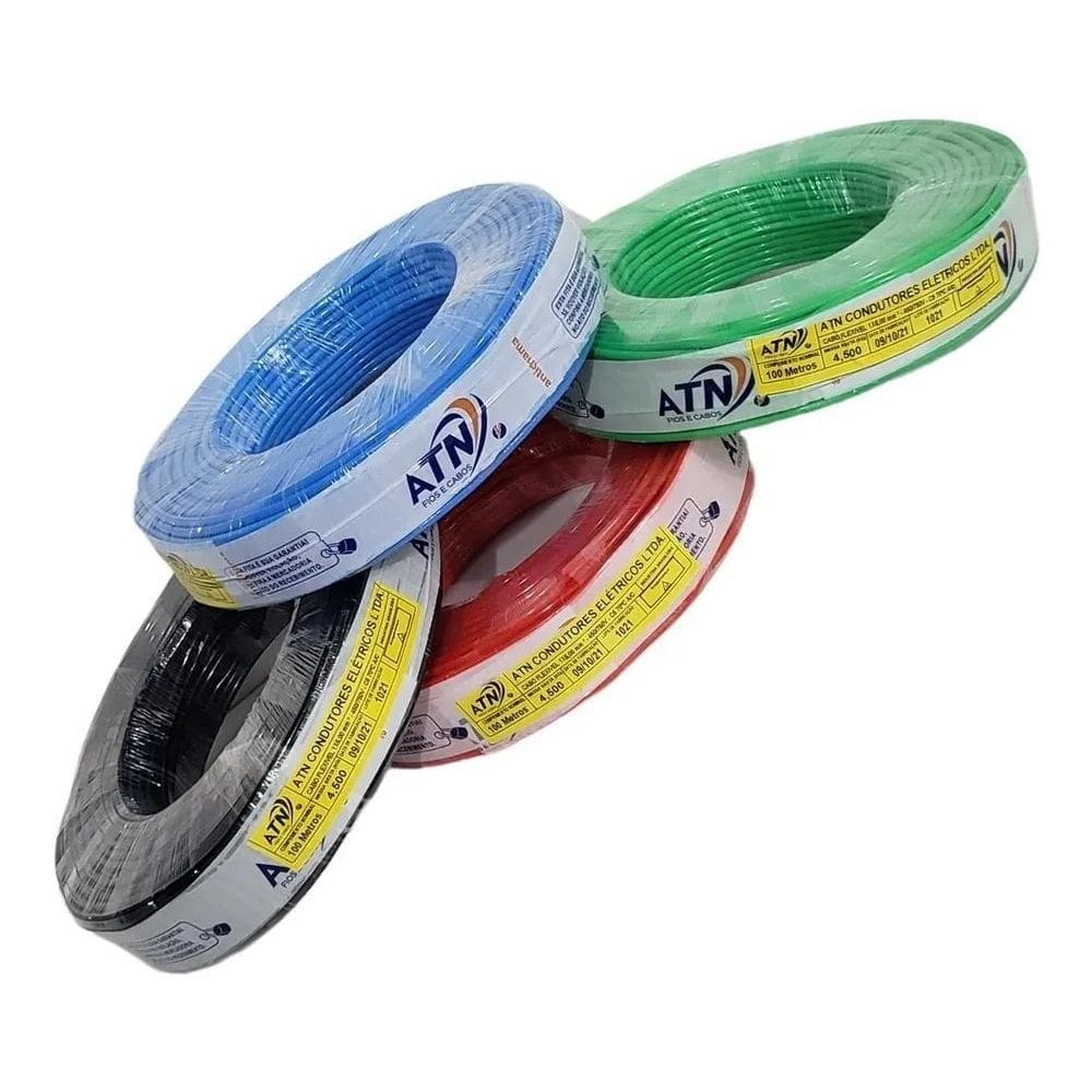 Cabo Flexível 6Mm Rolo Com 25 Metros Postagem Rápida