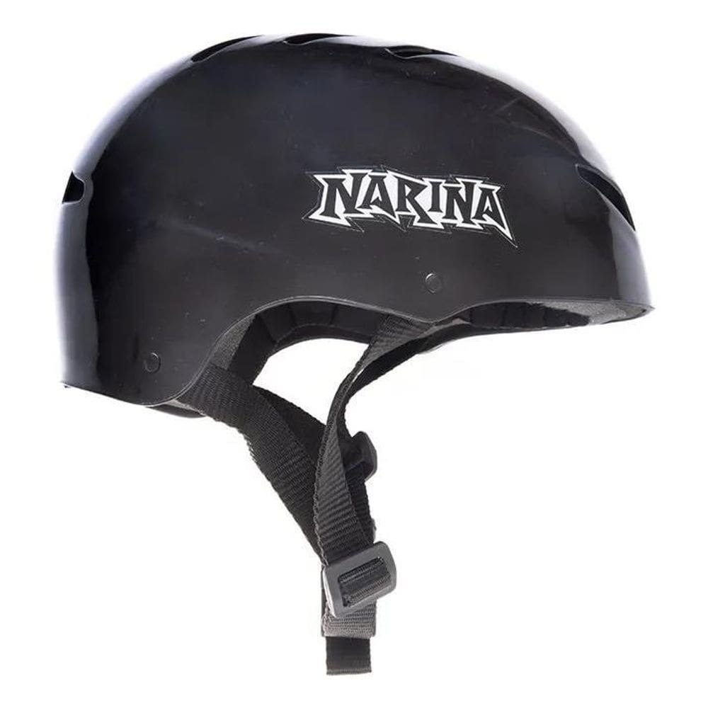 5X Capacete Esportivo Skate Patins Patinete Preto Eva Narina