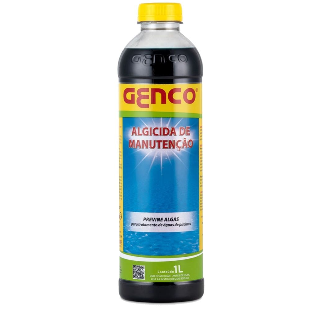 Algicida Manutenção para Tratamento de Piscina 1 Litro - 453130A - GENCO