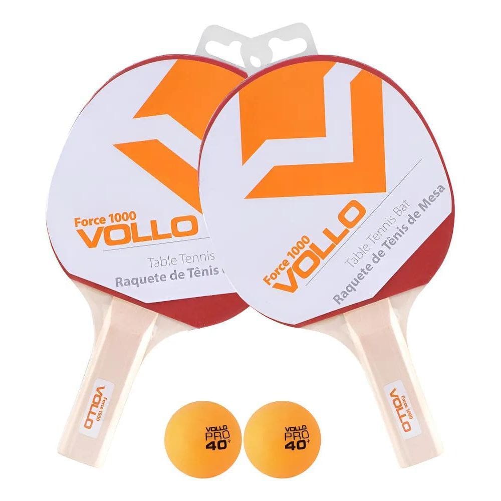 Kit 2 Raquetes Ping Pong Tênis De Mesa Profissional + 2 Bola