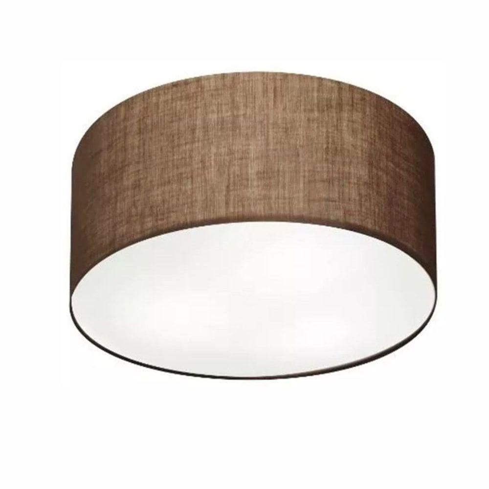 Plafon Para Sala Cilíndrico Sl-3047 Cúpula Cor Café
