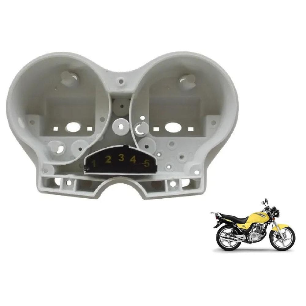 Carcaça Capa Painel Interna Branca Suzuki Yes 125