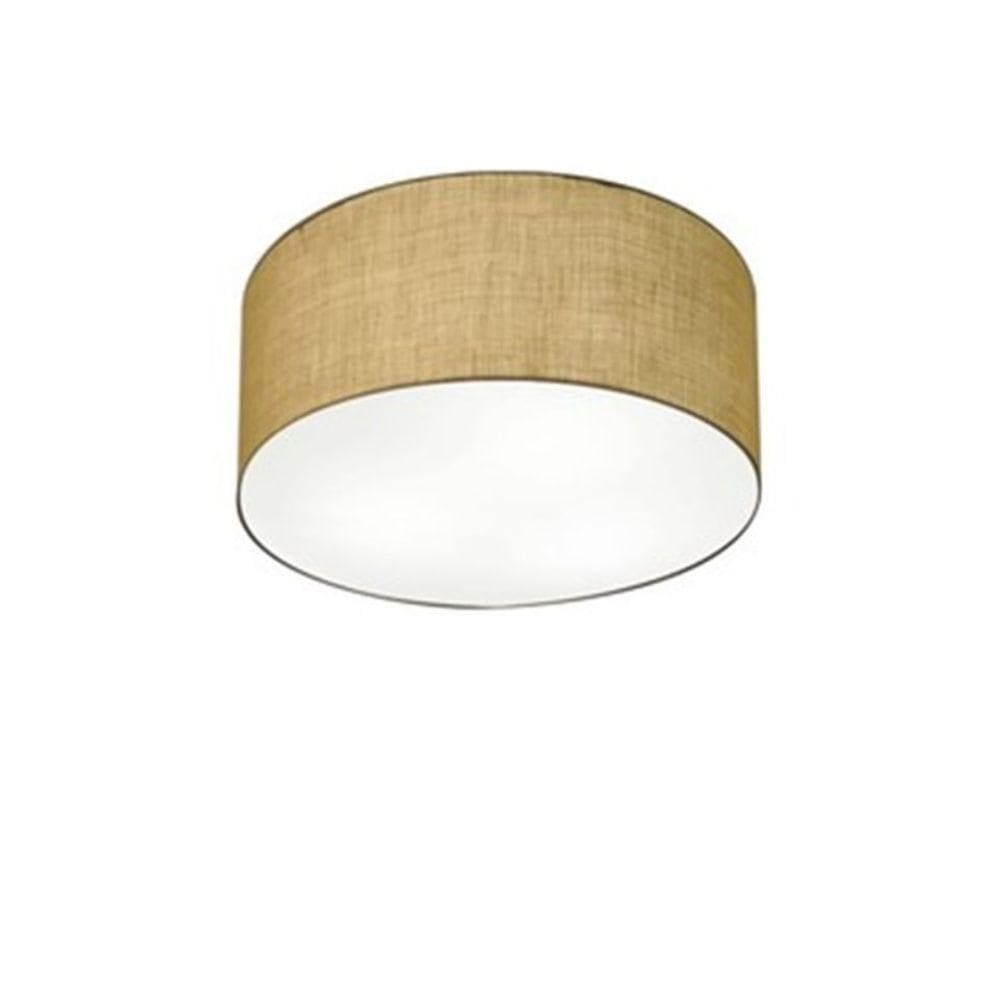 Plafon De Sobrepor Cilíndrico Sp-3010 Cúpula Cor Palha