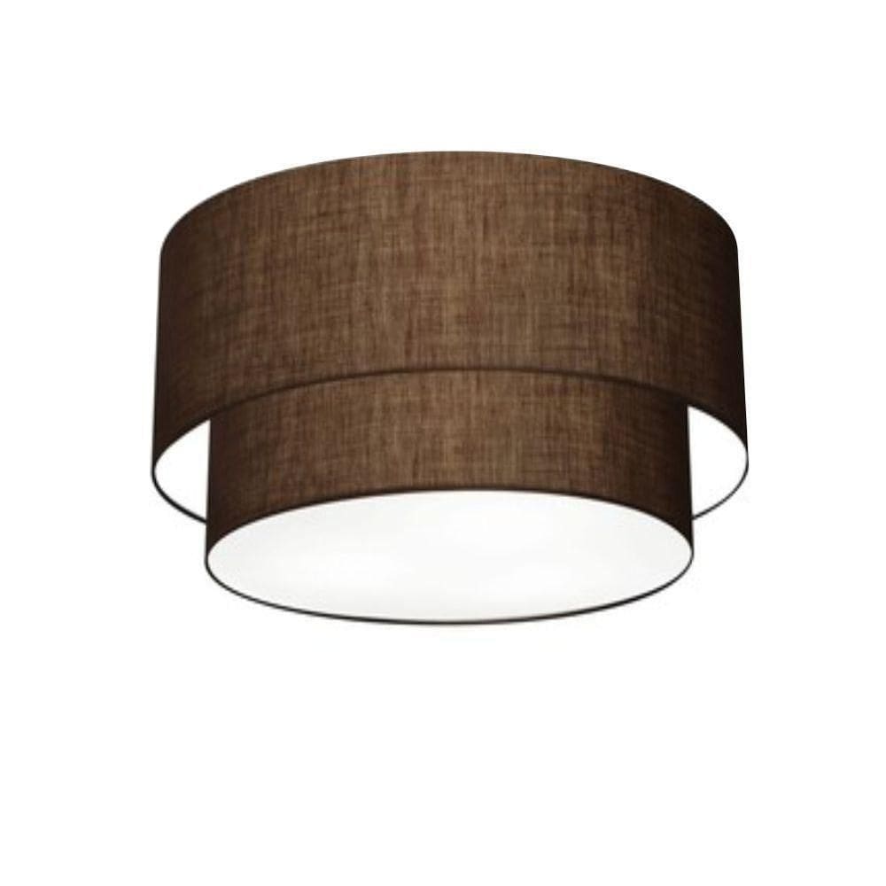 Plafon Para Banheiro Cilíndrico Sb-3045 Cúpula Cor Café
