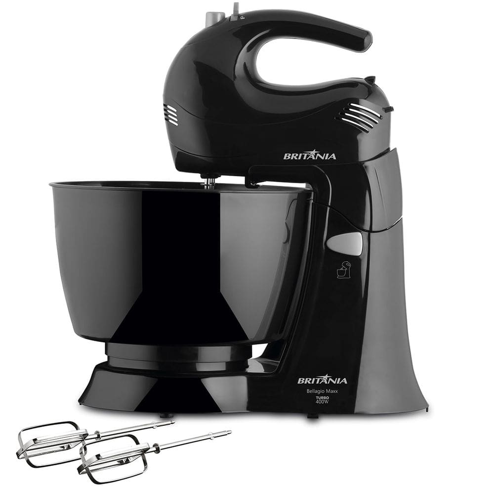 Batedeira Britânia Bellagio Maxx Preta 400W