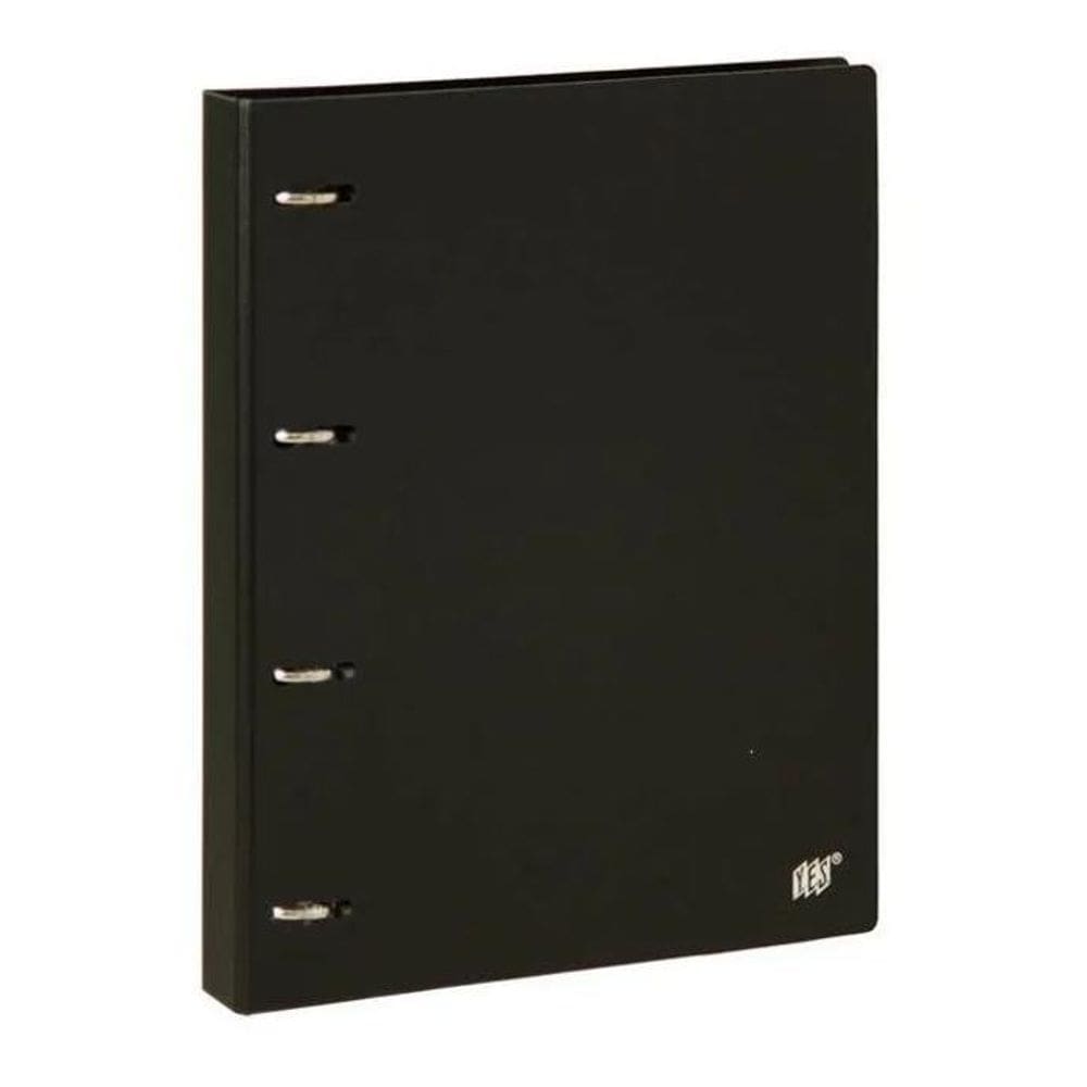 Caderno Fichário Argolado A4 Yes Preto