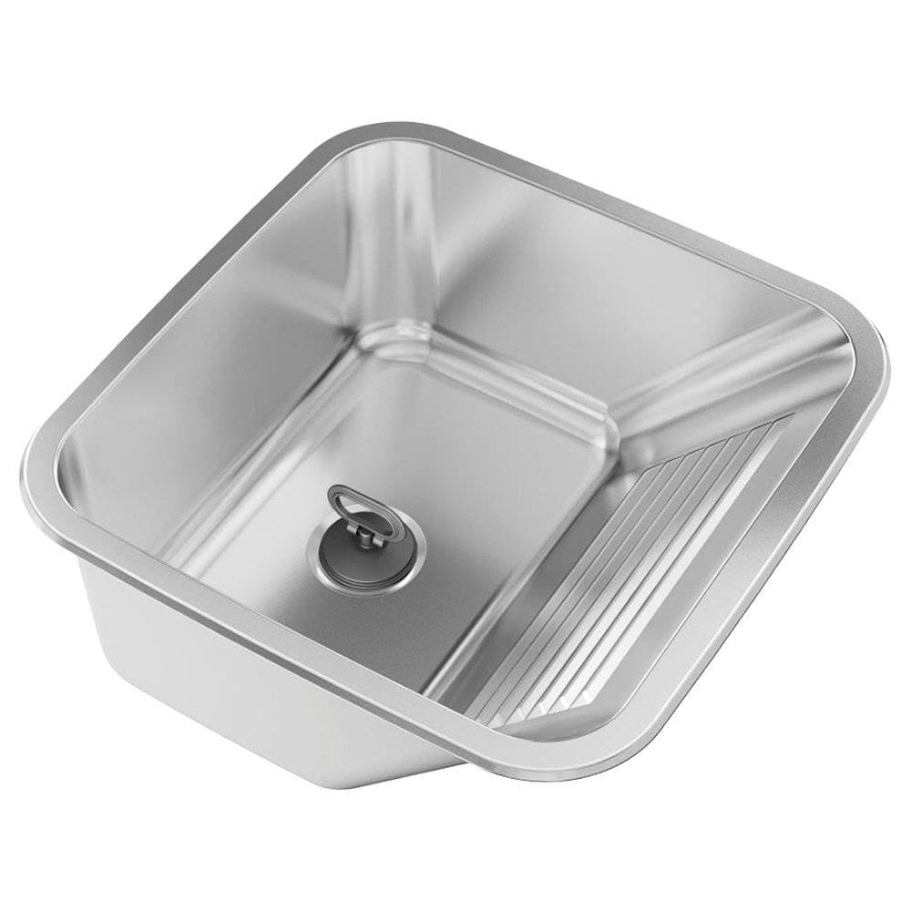 Tanque Inox Embutir Ghel Plus 450X450x205mm 25L Aco Acetinado