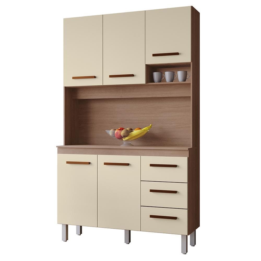Kit Cozinha 5P 3G 120 cm Vitoria Mobbs