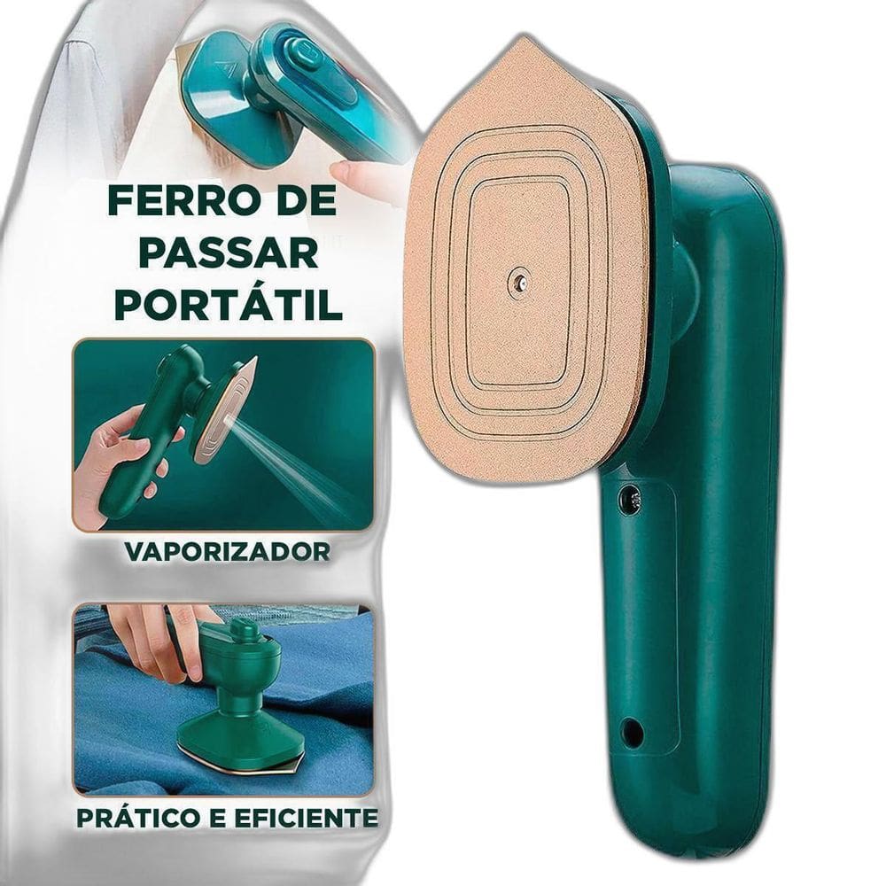 Mini Ferro De Passar Roupa Portátil Viagem A Vapor 110V/220V