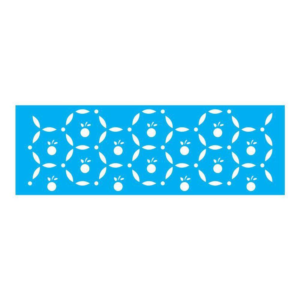 Stencil Tamako Barrado - 10X30Cm - Ref 7686