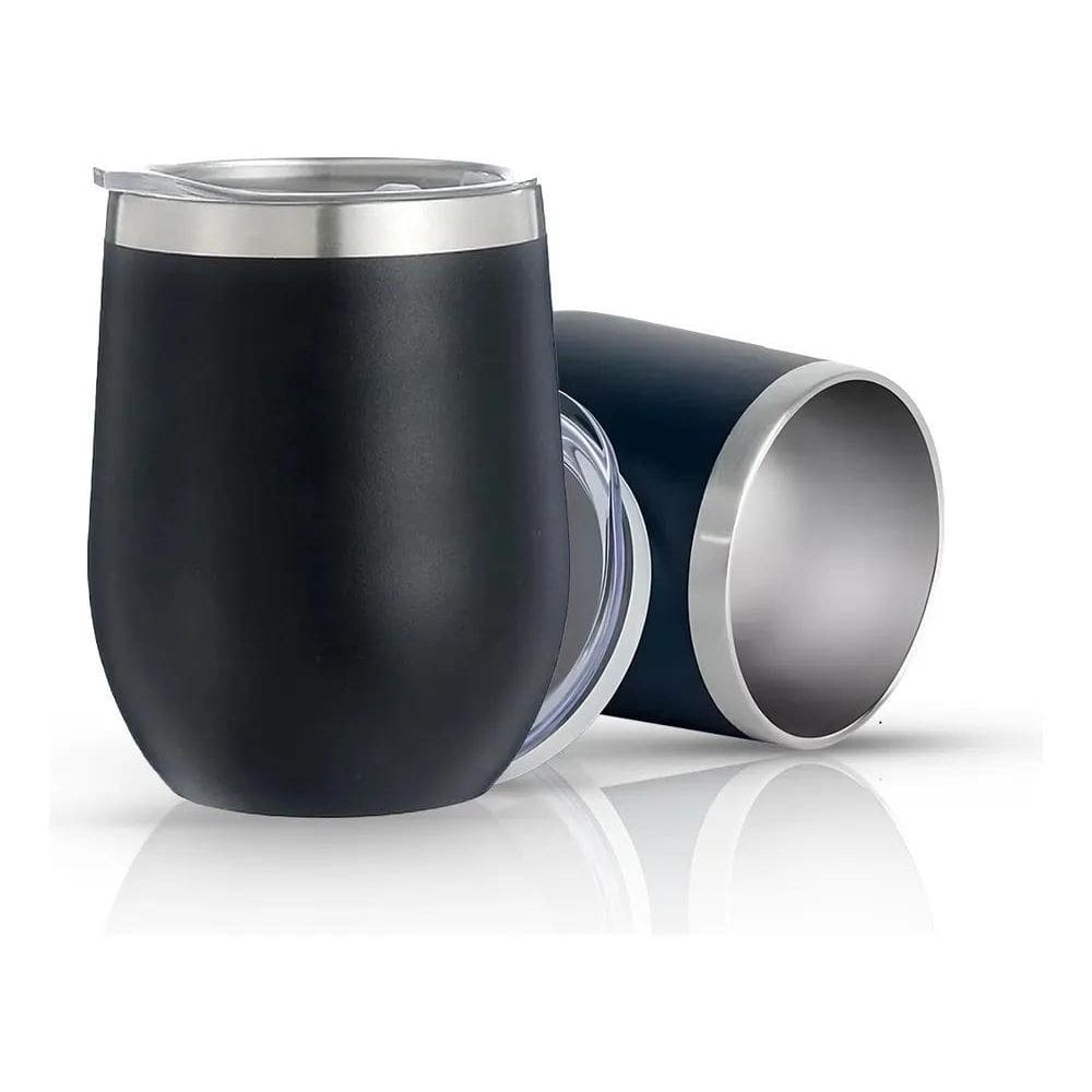 3X Copo Cuia Térmico Aço Inox Anti Vazamento Parede Dupla 35