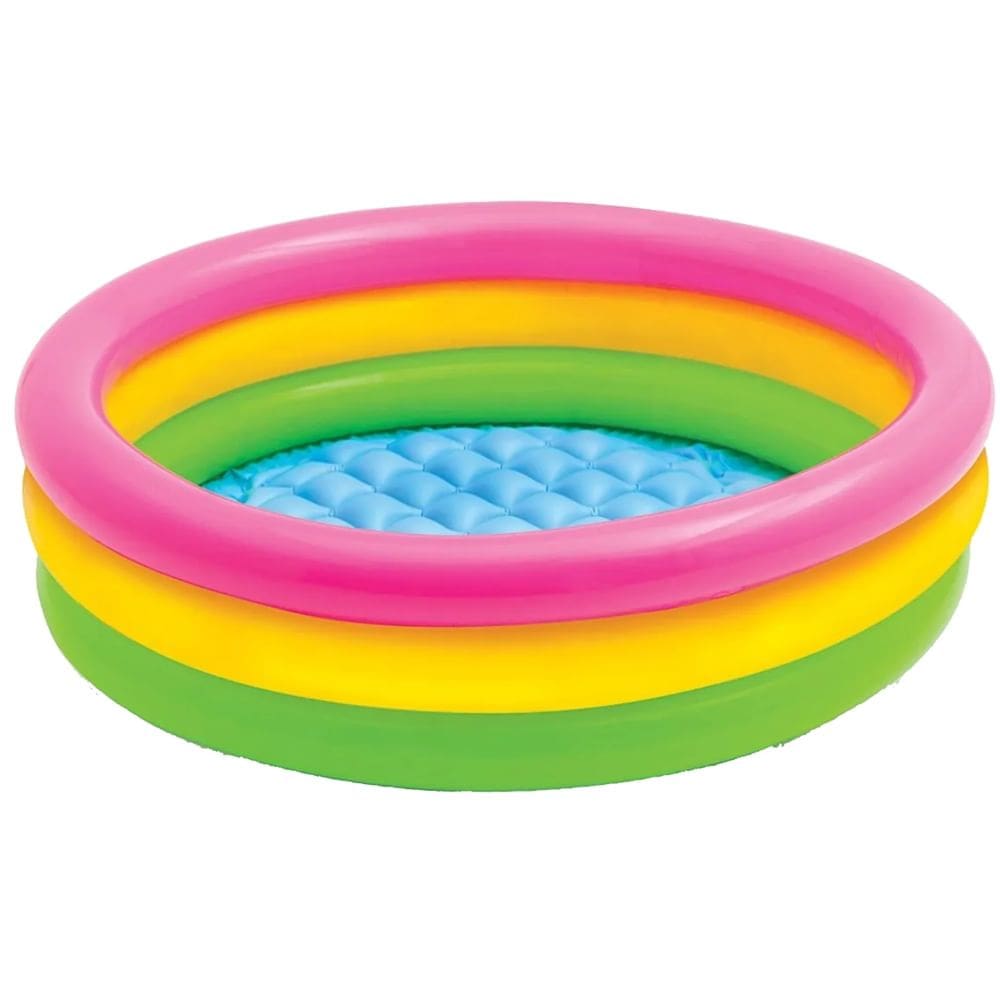 Piscina Inflável Infantil Por do Sol de 56 Litros Redonda 86x25cm - 58924 - INTEX