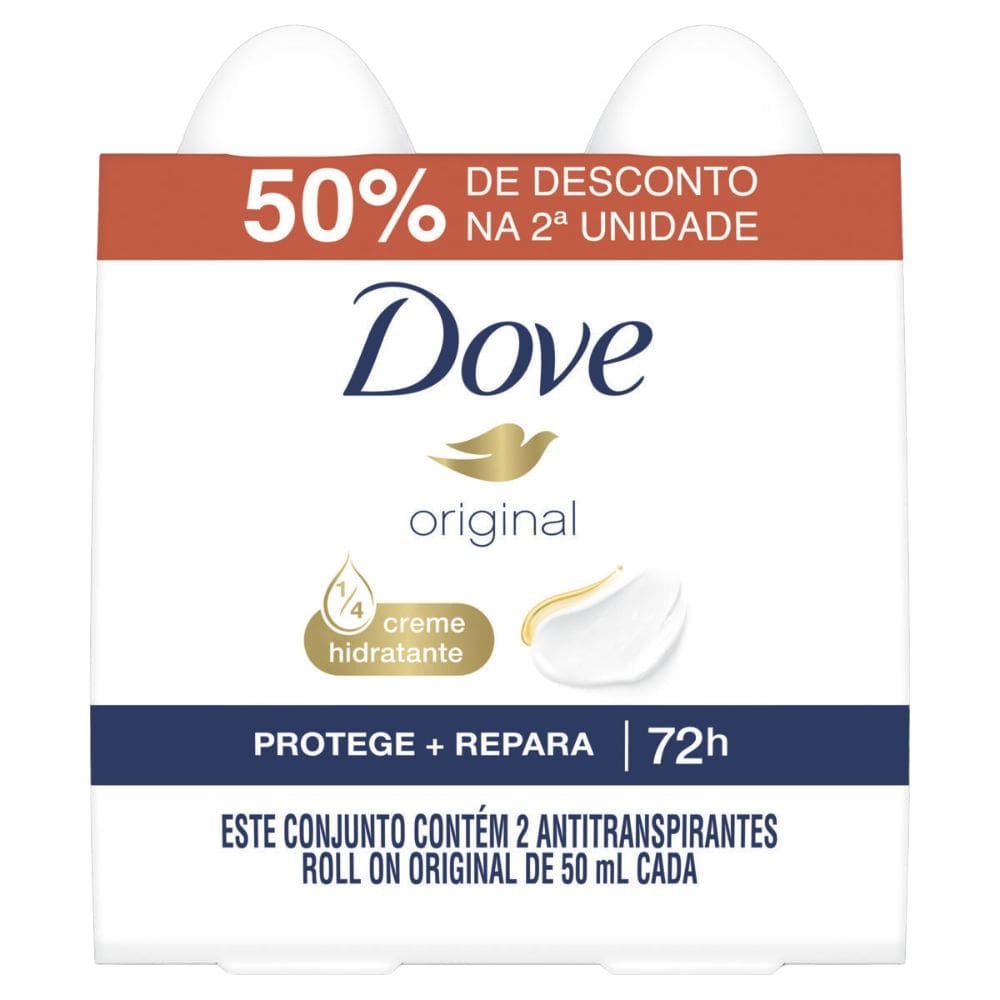 Desodorante Dove Roll On 2 Desodorantes de 50ml