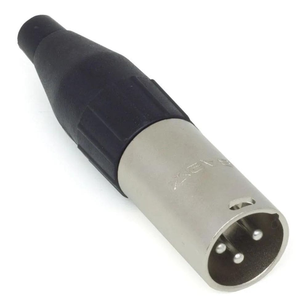 Conector Plug Santo Angelo Xlr Macho Linha 3 Polos Sa2X