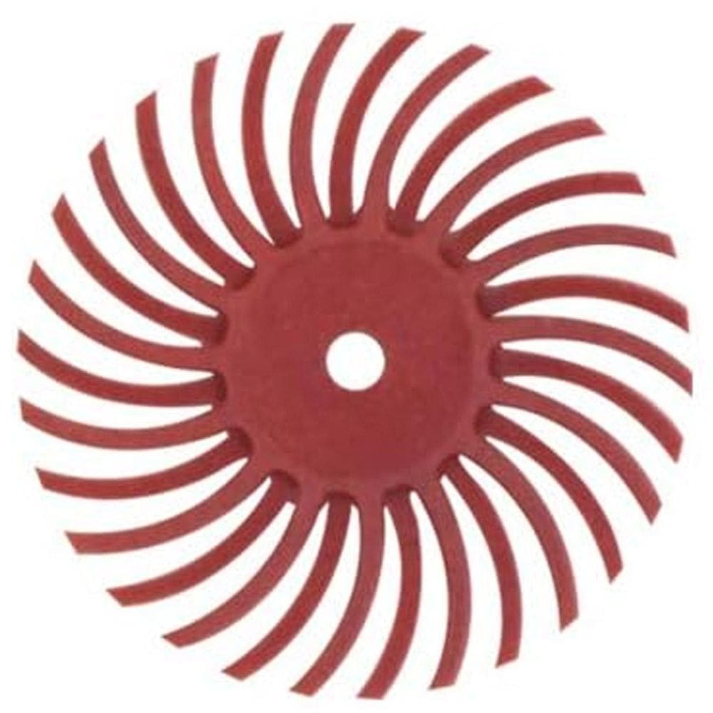 Roda De Polir 25Mm Cerda Radial Grão 220 Para Micro Retífica