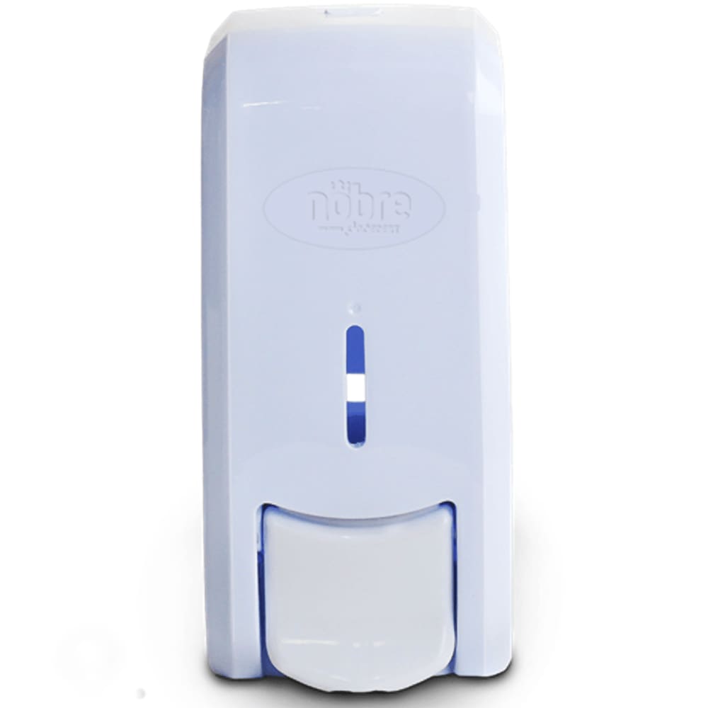 Dispenser de Sabonete Líquido ou Álcool em Gel Branco New Classic com Reservatório - 40576 - NOBRE
