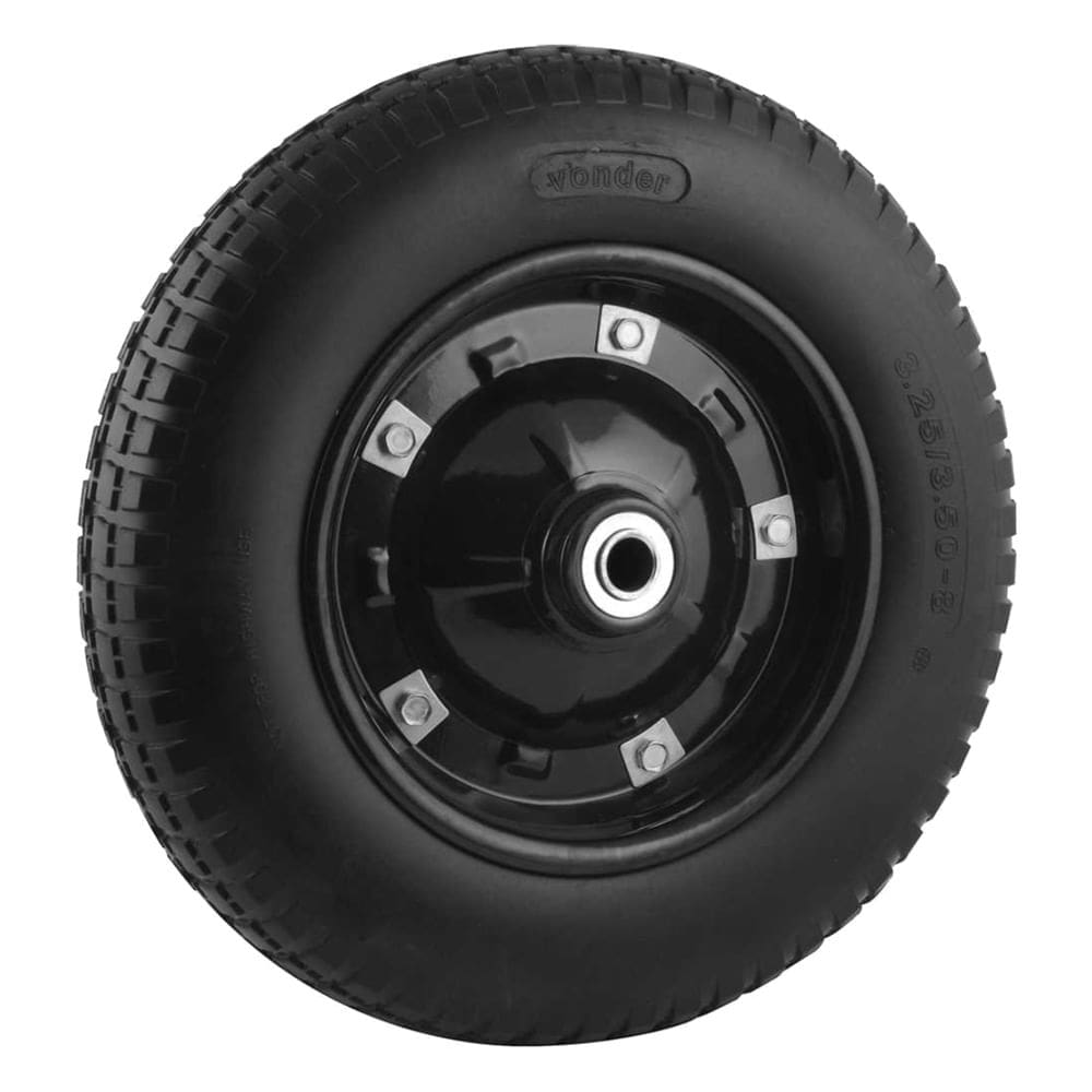 Roda Completa com Pneu Maciço e Furo de 5/8”” - 6110100580 - VONDER