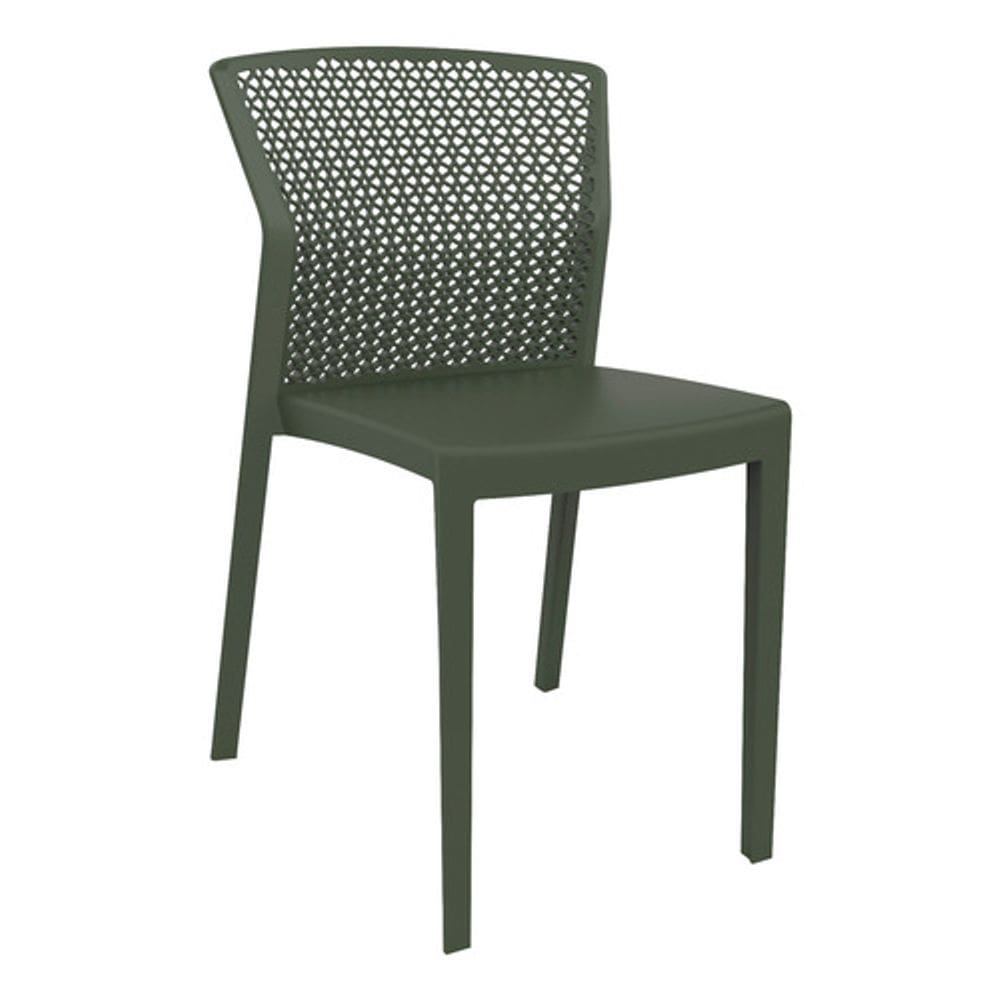 Cadeira Polipropileno Verde Alecrim 79,8x47 Cm I`m In Home