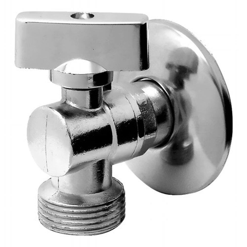 Torneira Parede Serviço Bica Reta Cromada