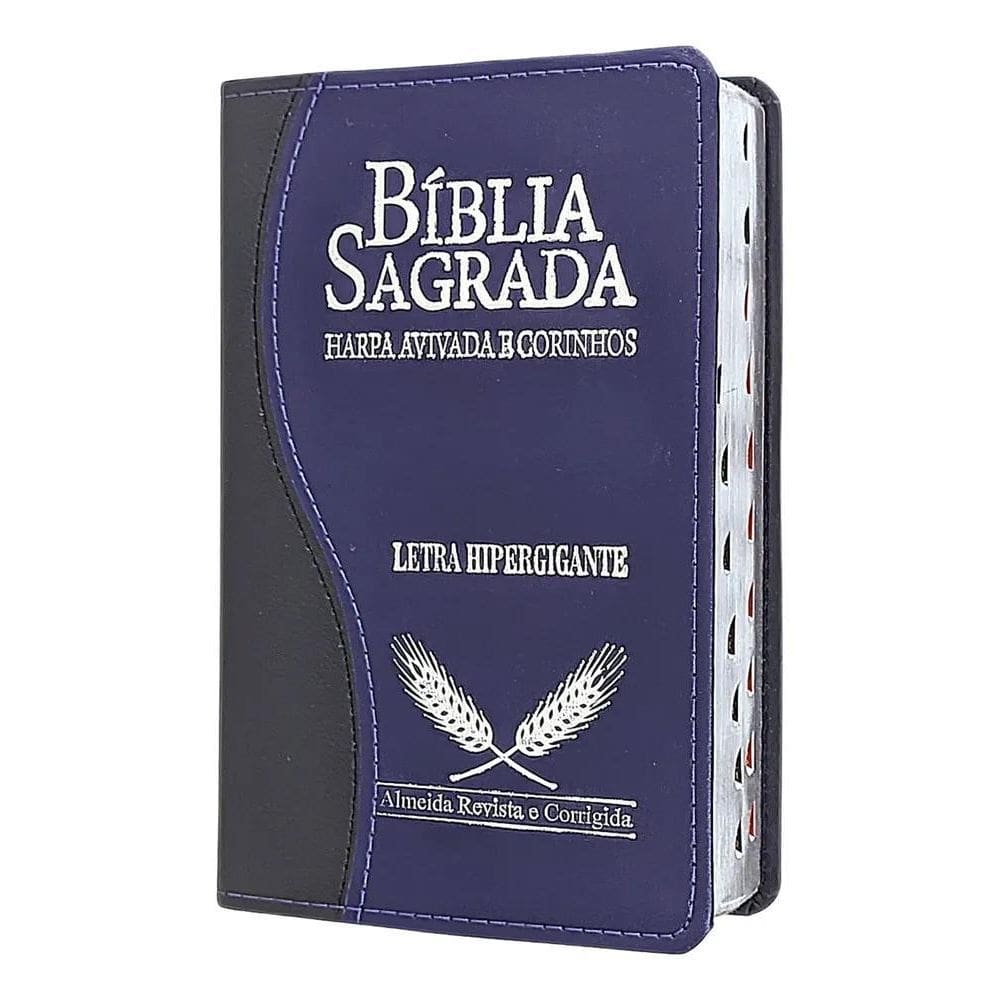 Bíblia Sagrada Hipergigante Índice Harpa Almeida Evangélica
